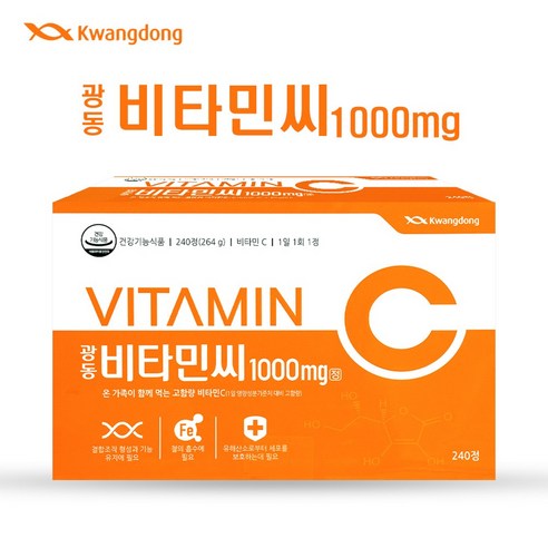 광동제약 비타민C 1000mg 8개월분, 240정, 1개