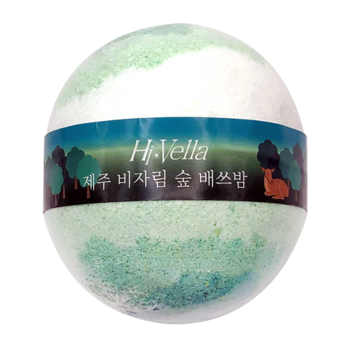 하이벨라 제주 배쓰밤 입욕제, 비자림 숲, 1개, 140g