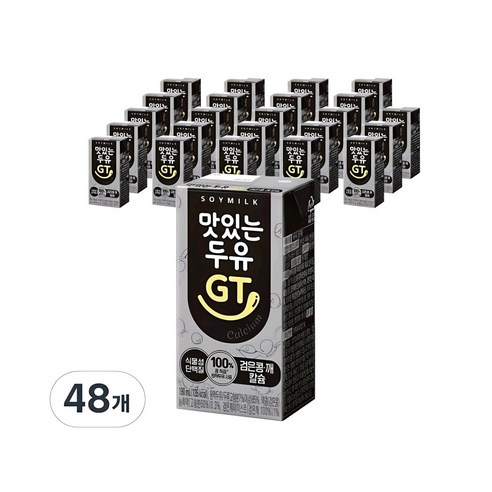 맛있는두유GT 검은콩 깨 칼슘 두유, 190ml, 48개 
유제품/아이스크림