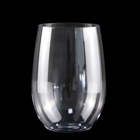 깨지지 않는 플라스틱 와인 잔, 투명한