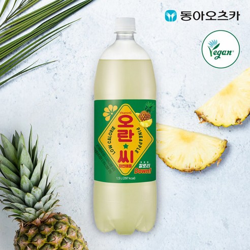 오란씨 파인애플 1.5L PET 1박스, 2개