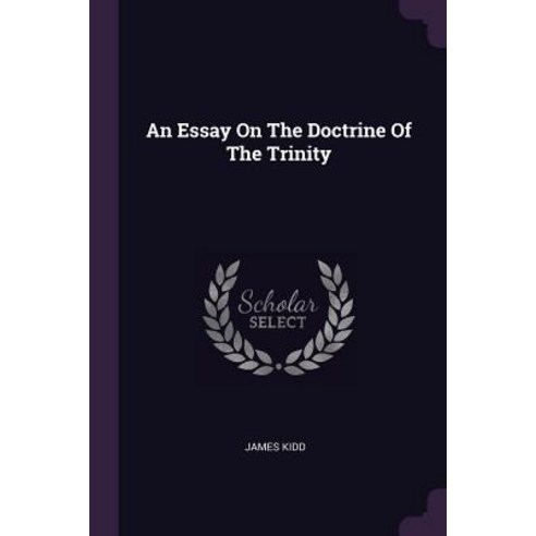 (영문도서) An Essay On The Doctrine Of The Trinity Paperback, Palala Press, English, 9781378776155