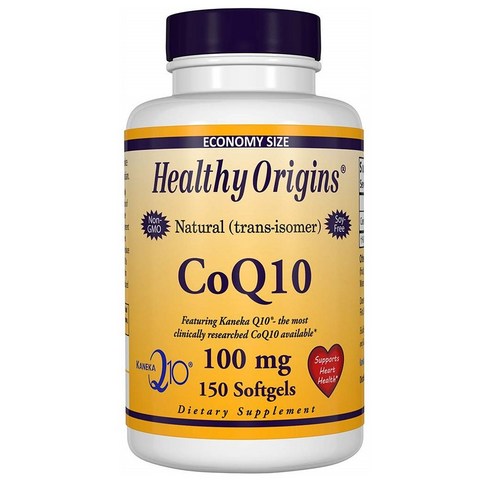 헬시오리진스 CoQ10 100mg 소프트젤 글루텐 프리 무설탕, 150정, 1개