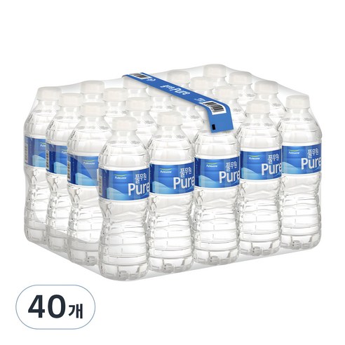 풀무원샘물 퓨어 생수, 500ml, 40개