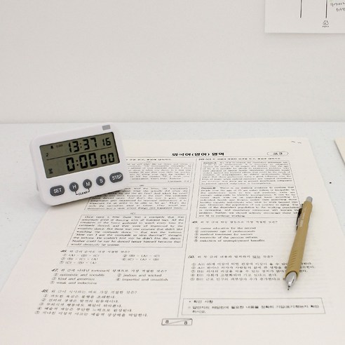 타이머쌤 듀얼 스톱워치: 수험생 필수품, 공부 및 요리의 효율성 향상