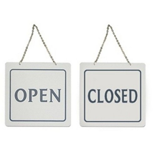 아트사인 OPEN/CLOSED(양면) / 7901, 2개