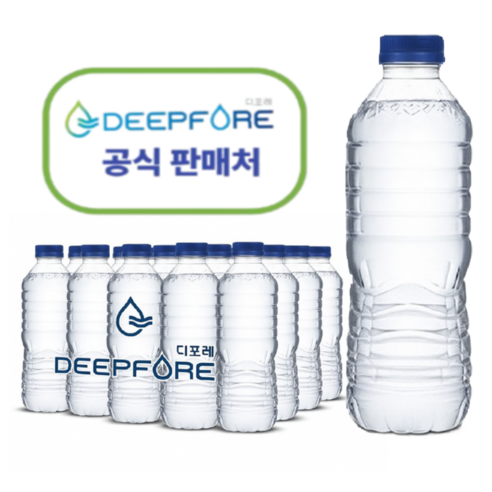 디포레 무라벨 생수 500ml 20병  1팩