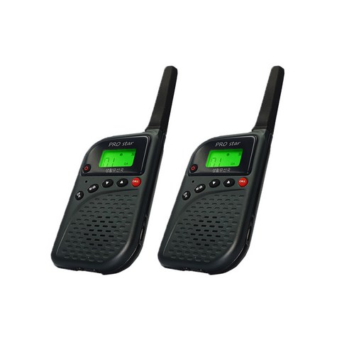 티티아이텍 프로스타 생활무전기 (PRO STAR) FRS-507BT 2대 풀세트 (2대 묶음상품), 2개