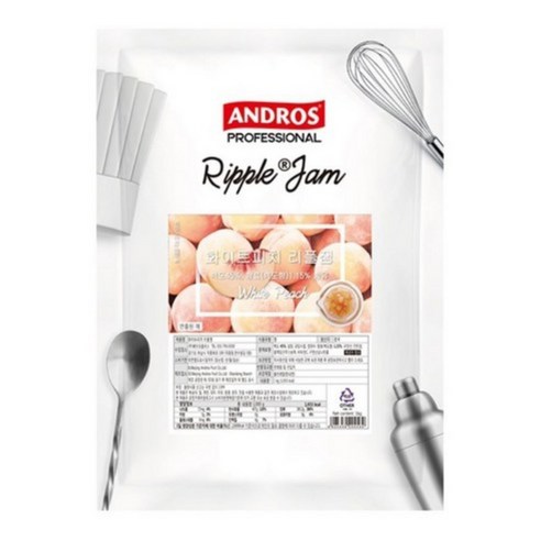 안드로스 화이트피치 리플잼, 1kg, 1개