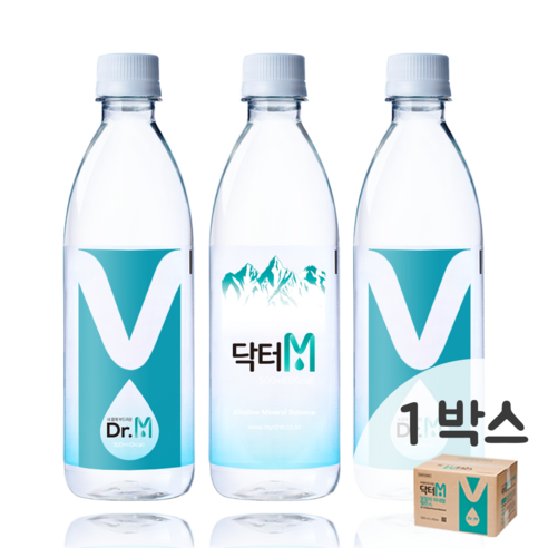 닥터M 500ml 100% 리얼 후기 경도 210 자연 미네랄워터 알카리수로 만든 헬스케어 음료 연구논문 KCI 학술지 등재, 100개