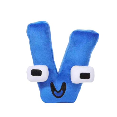 로블록스 알파벳로어 인형, 20cm, V