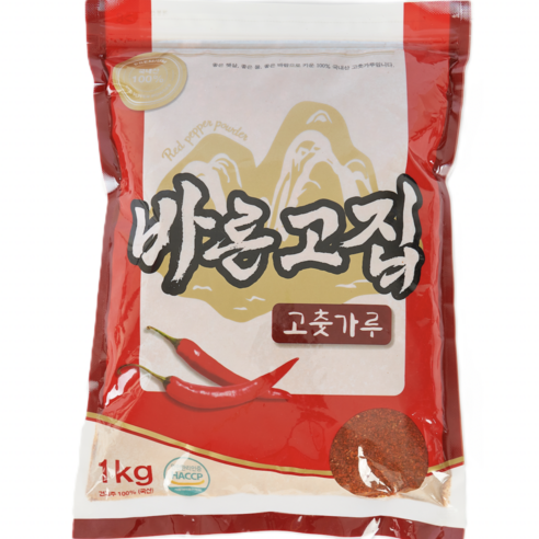 25년 고춧가루 햇 청송 국내산 김장용, 1개, 1kg