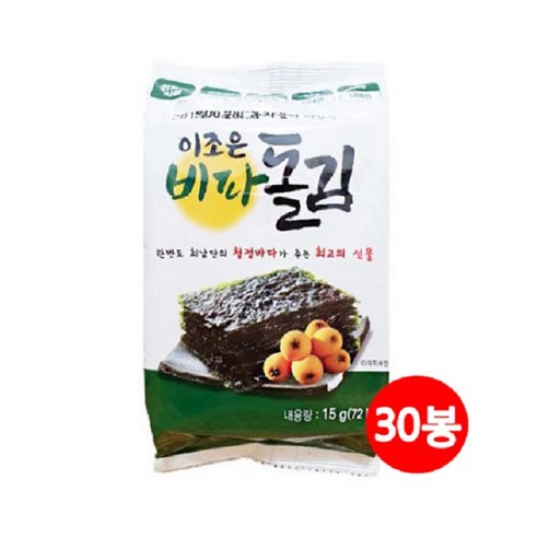 형제만호돌김 비파돌김식탁용(15g) x 30봉, 30개