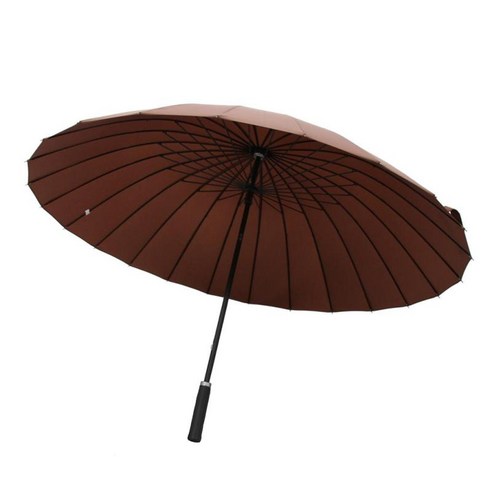 24개의 강철 갈비뼈가 있는 슈퍼 방풍 숙녀 초대형 솔리드 우산