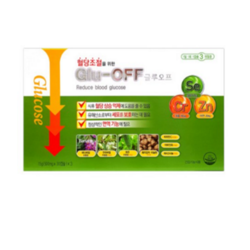 온누리 글루오프 Glu-OFF 500mg x 30캡슐 3개입, 90정, 1개