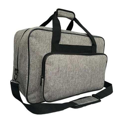 재봉틀 휴대용 케이스 여행 학교 야외 액세서리를 위한 어깨끈이 있는 범용 가방, 회색, 46×23×32cm, 나일론