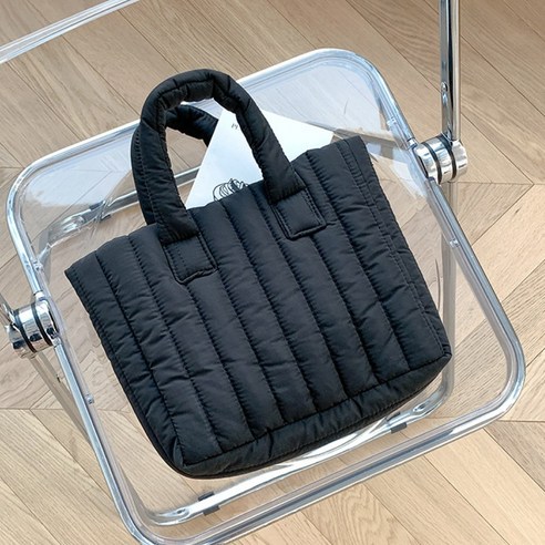 가나다라 데일리 퀄팅 토트백 구름백 누빔가방 가벼운 손가방