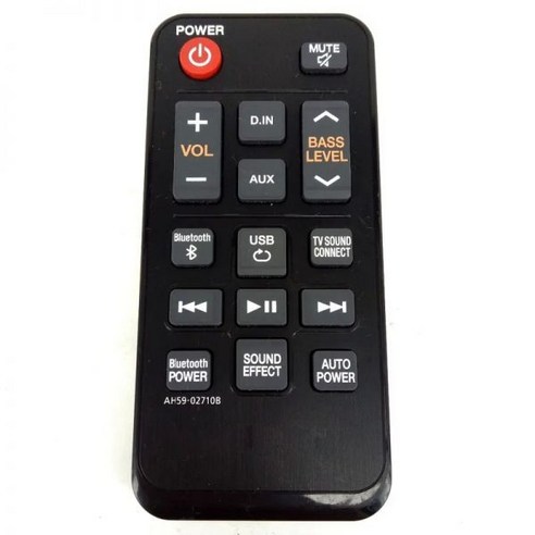 사운드바 리모컨 삼성용 오디오 원격 제어 HW-J250 HWJ250/ZA AH5902710B Fernbedienung AH59-02710B