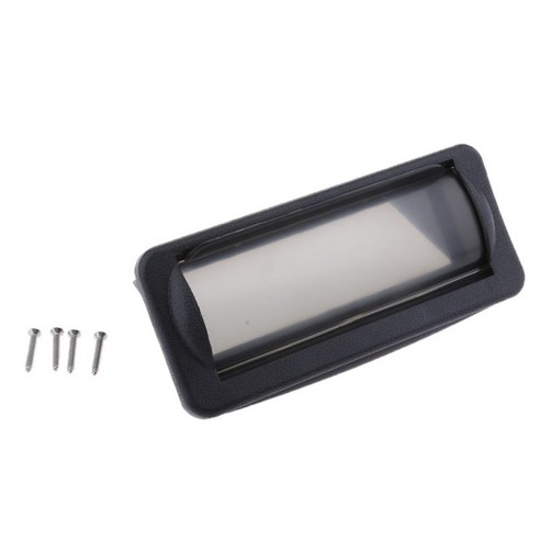 보트 카 RV 스테레오 커버 CD 플레이어 방수 하우징 보호 케이스 가드, 245x140x85mm, 블랙, ABS