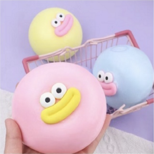 몽글몽글 촉감 천국! 내 손안의 작은 힐링, 빵떡말랑이 구름말랑이 미니 스트레스볼 후기 빵떡말랑이