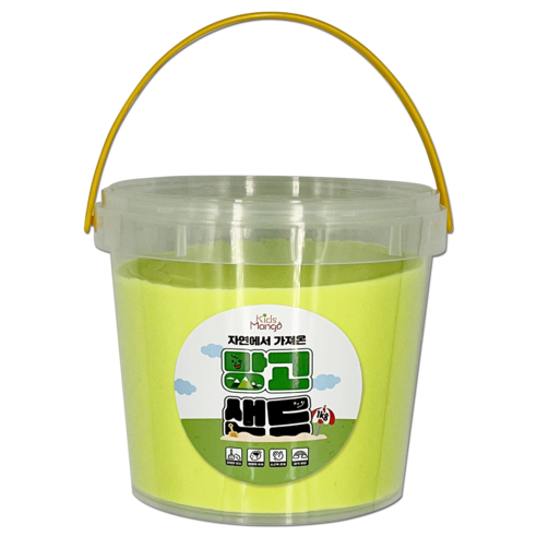 키즈망고 망고샌드 모래놀이 1kg, 옐로우, 1개 
물놀이/계절완구