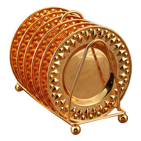 디저트 접시 식기 결혼식 잔치 테이블을 위한 유럽식 금 저장 쟁반, 골든, 철