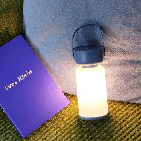 메리토 무드등 포레 무선 충전식 감성 LED 캠핑 조명 인테리어 수면등 취침등 수유등 램프, 4) Light Navy, 1개