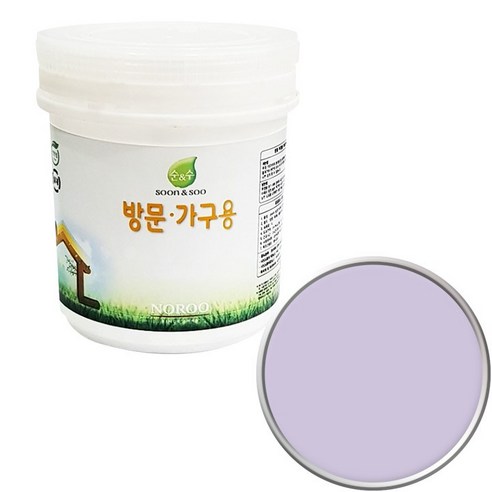 순앤수 방문 가구용 페인트 1L, 랩소디라일락 NR6036, 1개