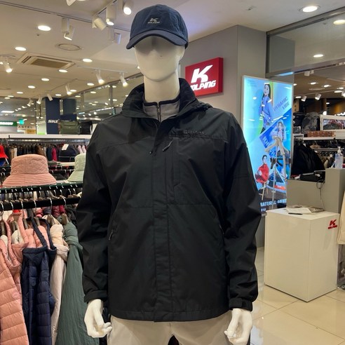 콜핑 남성_KSJ6280M / 파하르_생활방수 및 투습 기능의 2Layer 원단으로 후드 탈부착형 안감 자켓