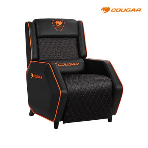 [COUGAR] 쿠거 RANGER 1인용 리클라이너 소파 - 1인가구 및 콘솔게이머 - 1인용소파, 오렌지
