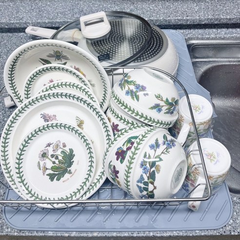 생활콕 실리콘 식기건조대로 주방을 뽀송뽀송 깔끔하게!