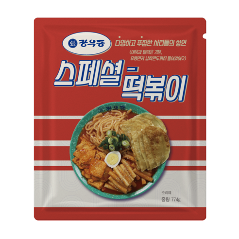 장우동 스페셜떡볶이 3~4인분 (774g), 1개, 774g