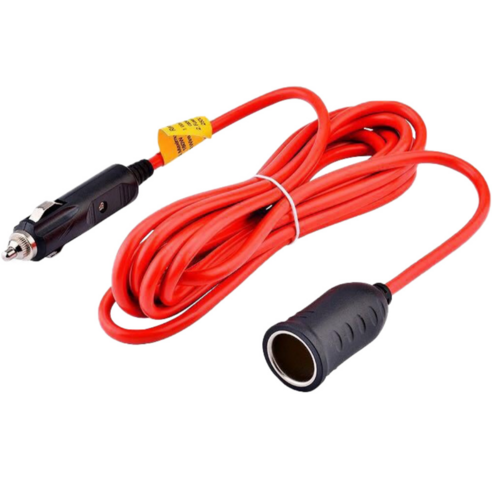 LED 차량용멀티소켓 차량 시거잭 소켓 연장 케이블 3.5m 12v 24v겸용 청소기 차박용품 구리동선 시거잭전원 연장선
