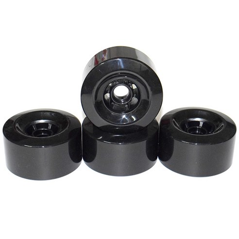 Monland 4Pcs SHR78A 스케이트 보드 바퀴 97Mm PU 전기 롱보드, 검은 색