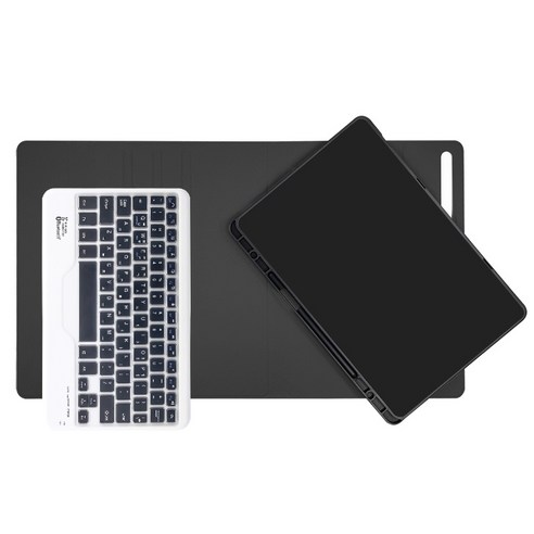 태블릿 경험을 한 단계 업그레이드하는 삼성 갤럭시탭 S8 플러스/S7+/S7 FE용 혁신적인 콤비 회전 블루투스 키보드 케이스