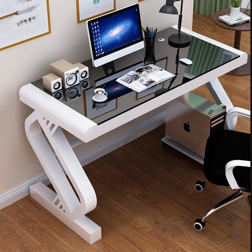 아우스 AUS 강화유리 컴퓨터책상 게이밍책상 컴퓨터테이블 학생책상 서재책상 사무용책상 1인용 2인용 추가택배비용 전혀 없음