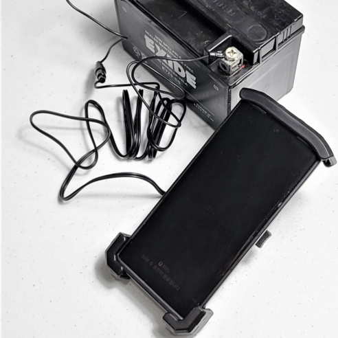 배터리 걱정 없이 안전하고 편리한 라이딩, 무선충전 오토바이 거치대로!