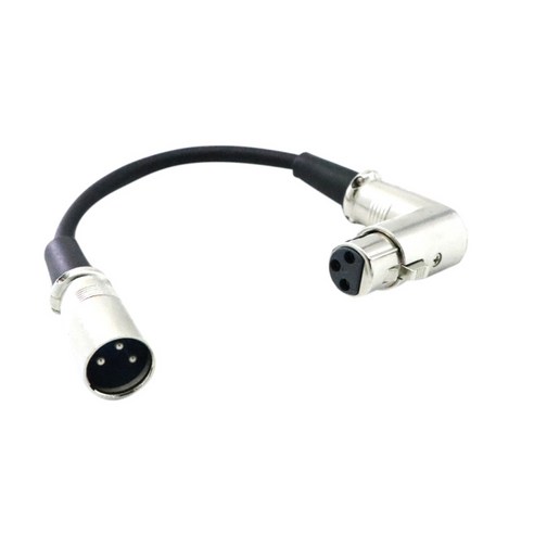 여성 마이크 오디오 케이블에 XLR 마이크 케이블 20cm XLR 3 Pin 남성, 합금