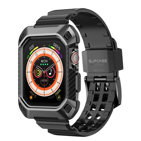 Supcase 애플워치 10 호환 케이스 일체형 밴드 스크래치 충격방지 스트랩 시계줄 42mm 46mm, Apple Watch 10