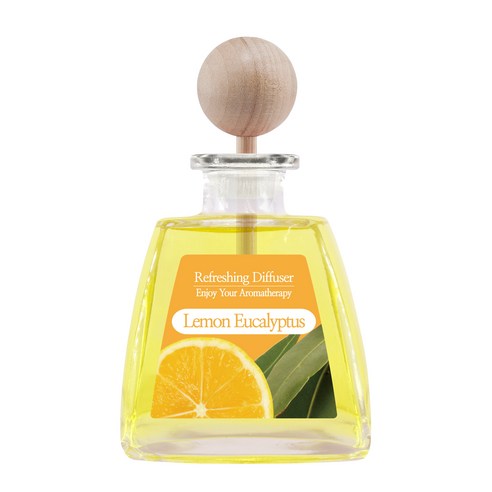 차량용 고급스러운향기 기분좋은 아로마 디퓨져 100ml, 레몬유칼립투스, 1개