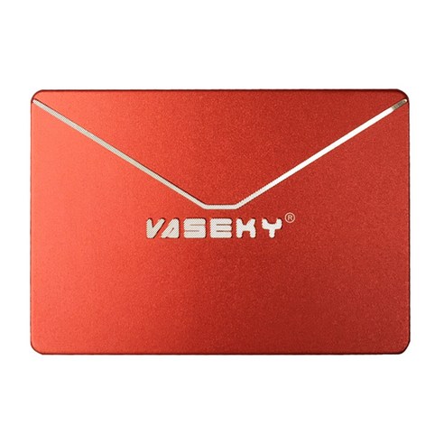 Monland Vaseky 1TB SSD 2.5인치 SATA3.0 6Gbps 솔리드 스테이트 드라이브 하드 디스크 노트북 및 데스크탑용 내부, 빨간