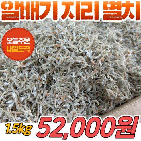 경영푸드 국내산 진도 알배기 지리멸치 1.5kg 1박스