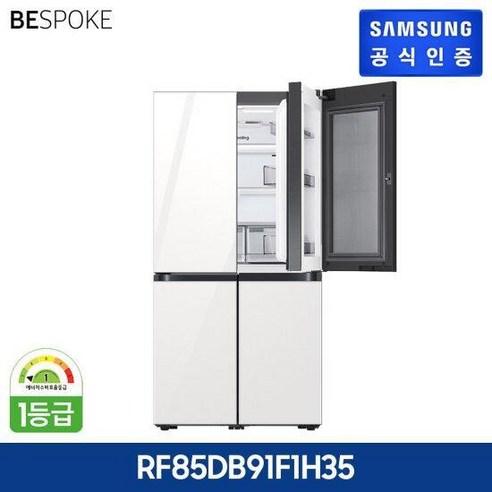 삼성 2024 비스포크 냉장고 5도어 RF85DB91F1H35 (글램화이트) 2도어 냉장고