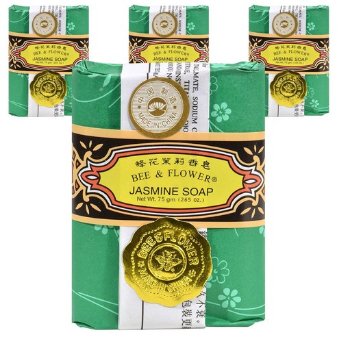 비앤플라워 비누, 75g, 4개, JASMINE SOAP