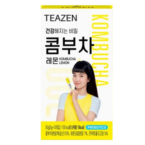 콤부차의 상쾌한 맛, 티젠으로 만끽하세요!
