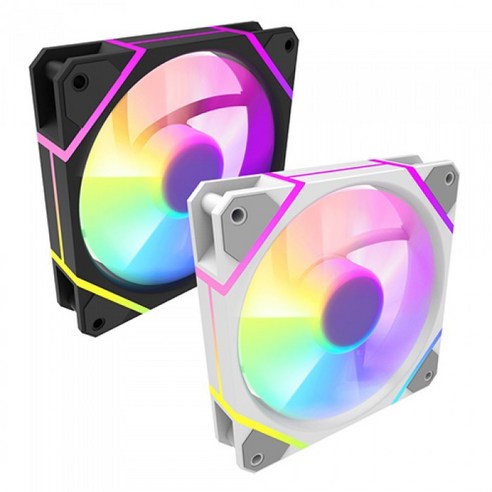 darkFlash DM12R PRO 120 PWM ARGB Reverse (화이트) 케이스쿨러, 1