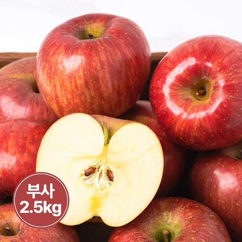 고랭지 꿀사과 2.5kg 박스(정품)