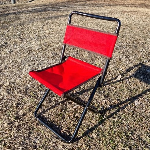 [브랜드 쿠] 캠핑 낚시 야외 다용도 접이식 의자 (중고 2개), 소형 2개