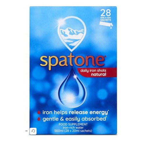 Spatone 스파톤 데일리 아이언 샷 액상 철분제 28포, 560ml, 1개