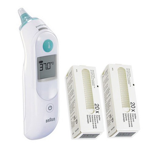 귀 체온계로 정확한 접촉타입 체온 측정 및 사용자 프로필 기능 제공